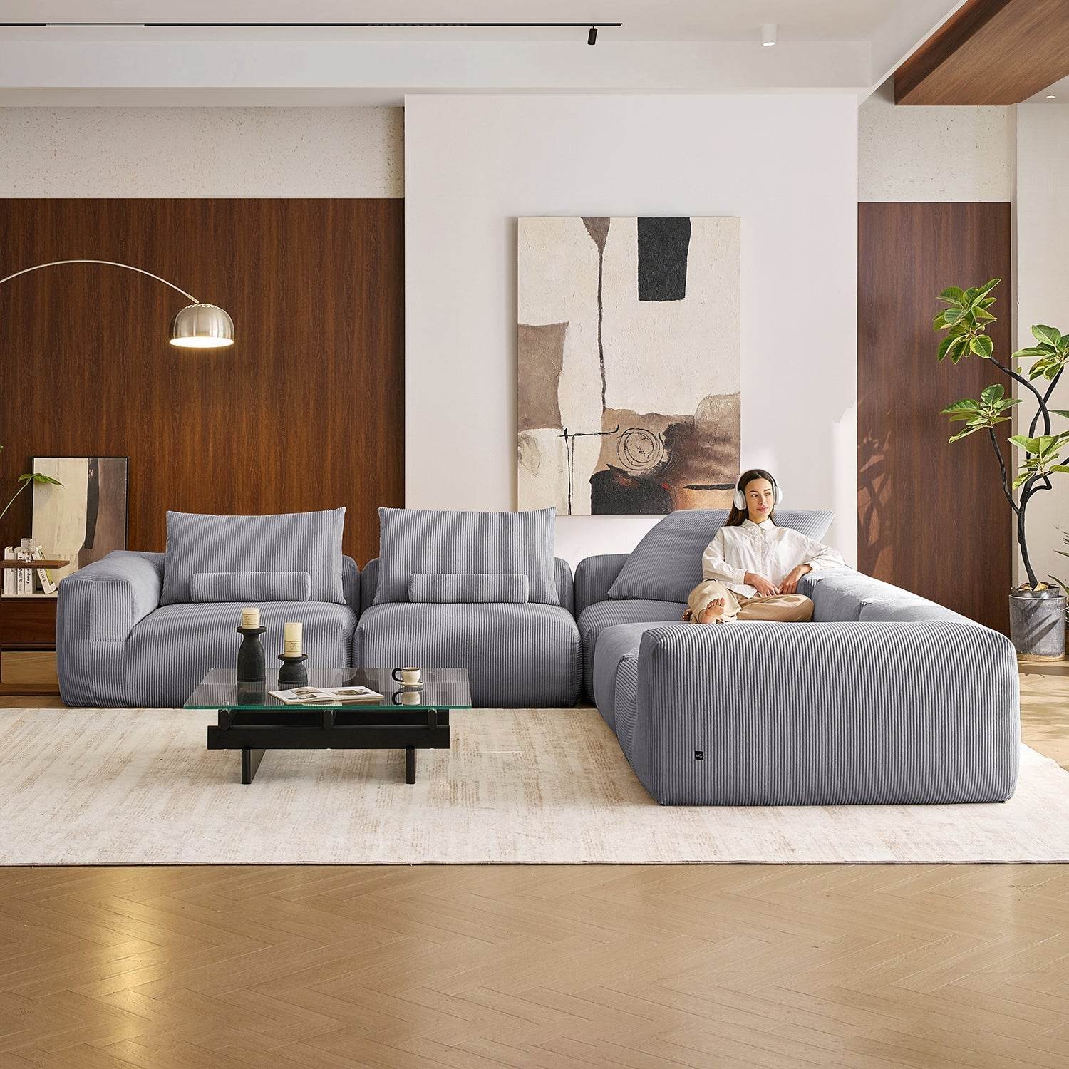 Mellow Closed L Sectional - Valyouweho