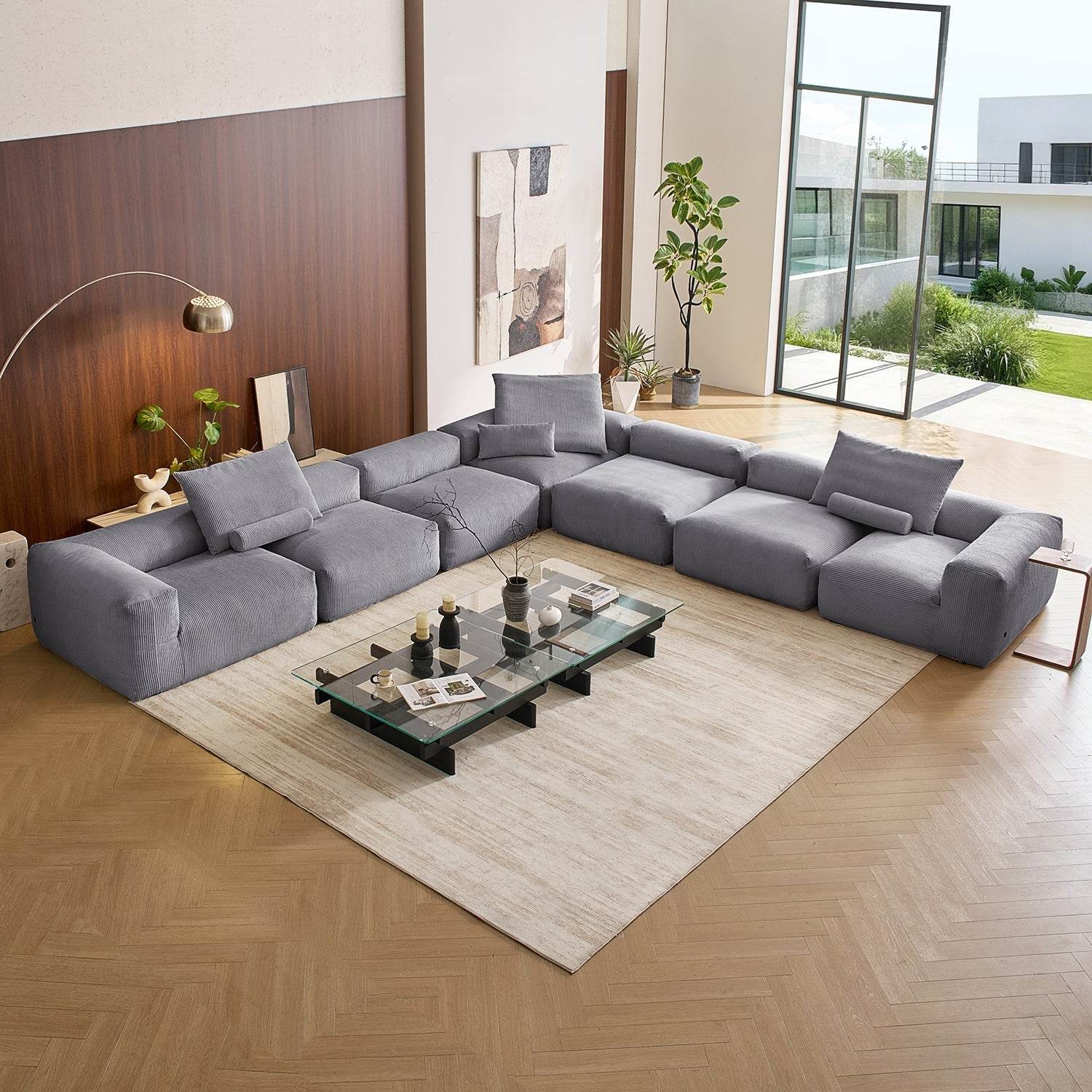 Mellow Closed L Sectional - Valyouweho
