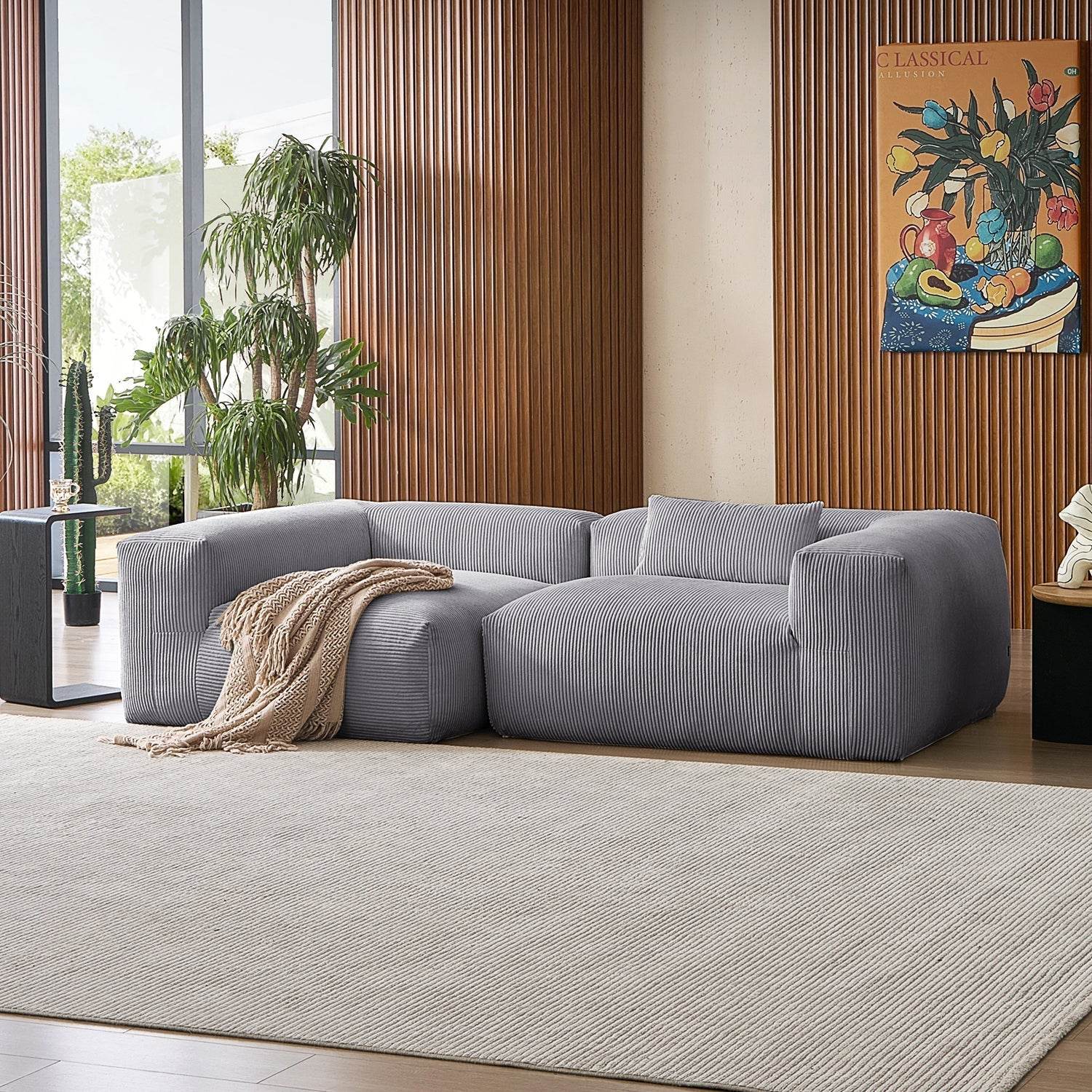 Mellow Closed Sectional - Valyouweho