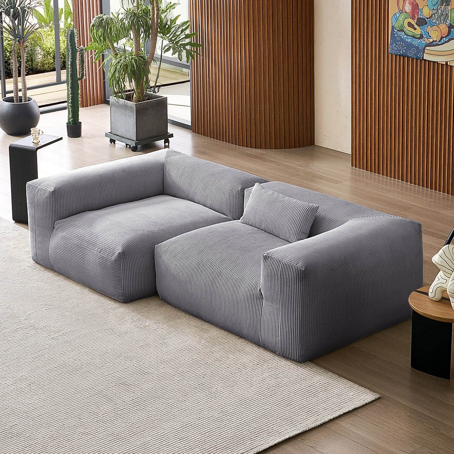Mellow Closed Sectional - Valyouweho