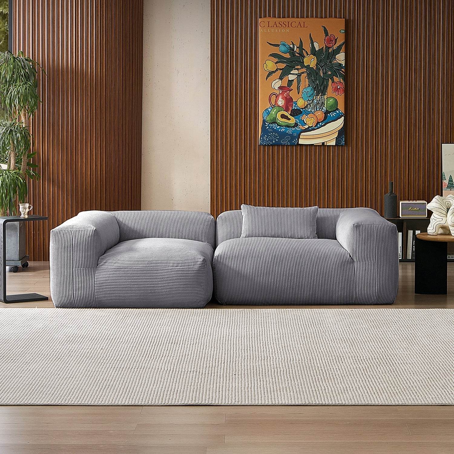 Mellow Closed Sectional - Valyouweho
