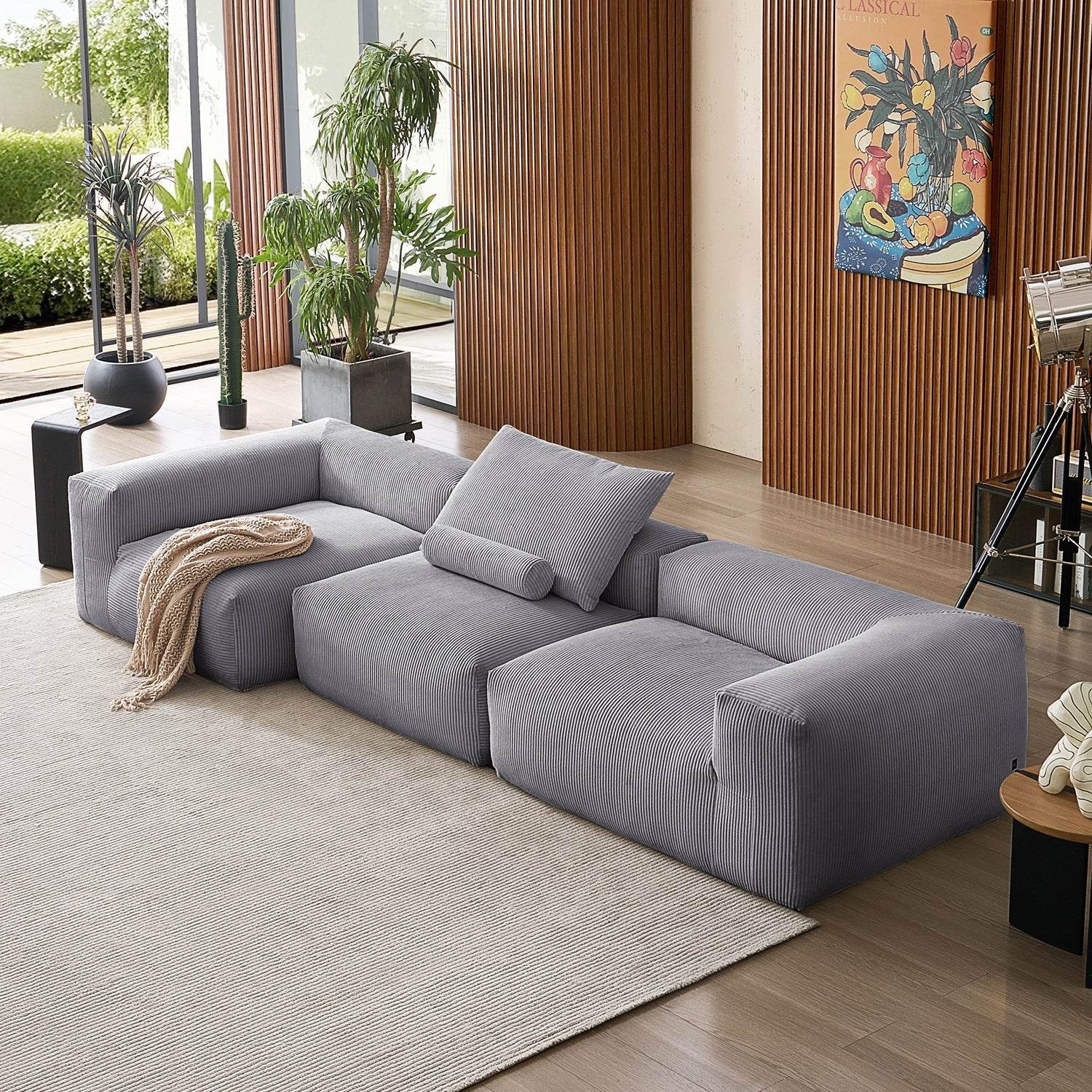 Mellow Closed Sectional - Valyouweho