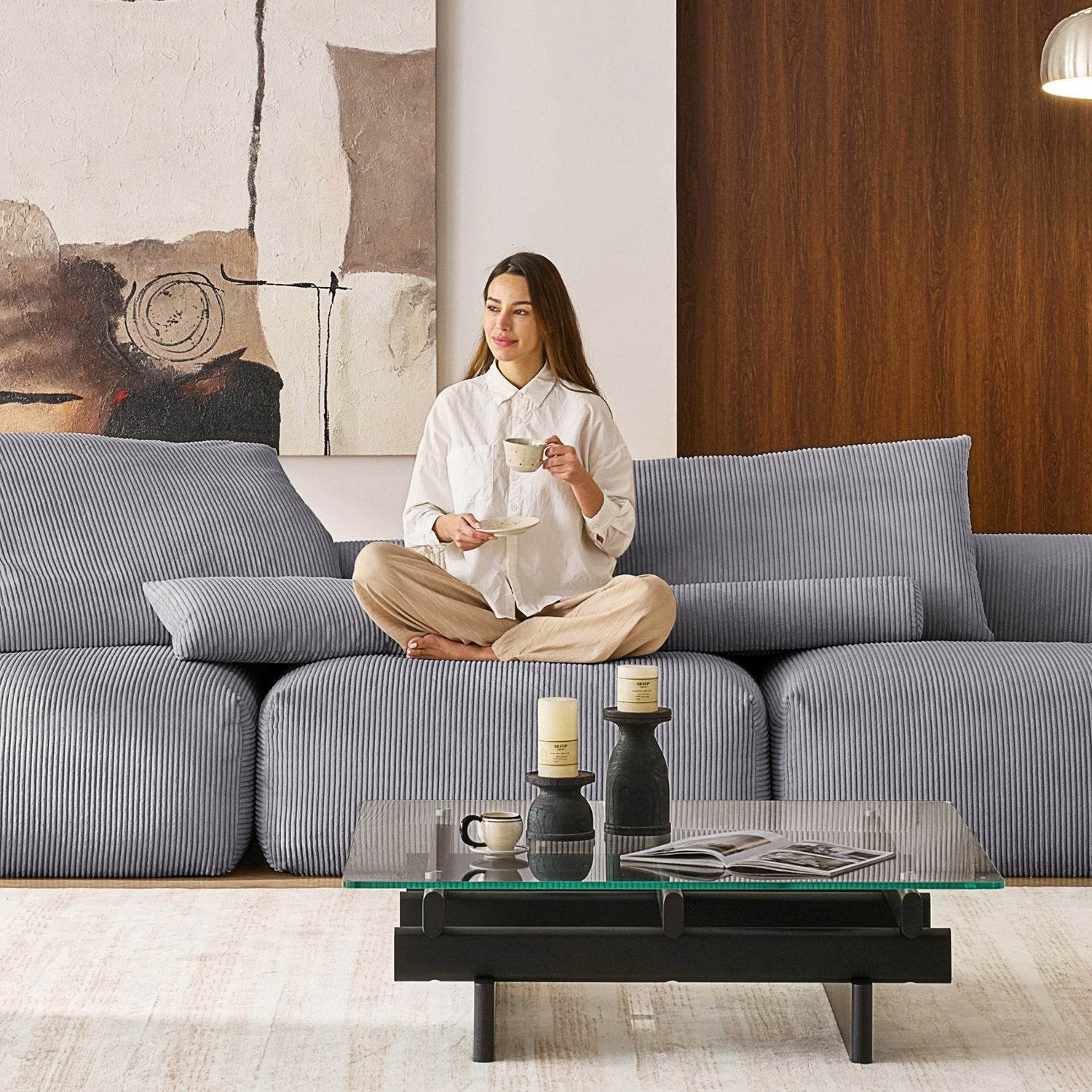Mellow Closed Sectional - Valyouweho