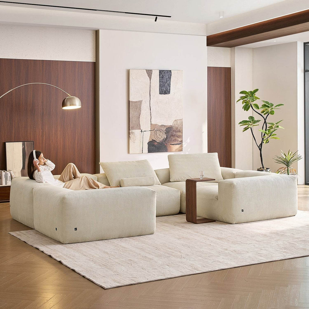 Mellow Closed U Sectional - Valyouweho