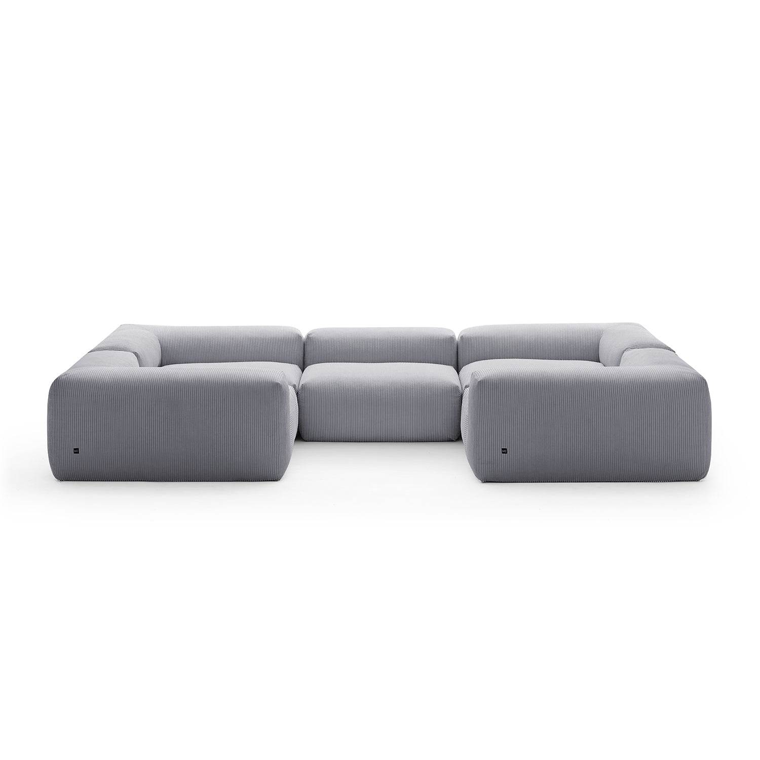 Mellow Closed U Sectional - Valyouweho