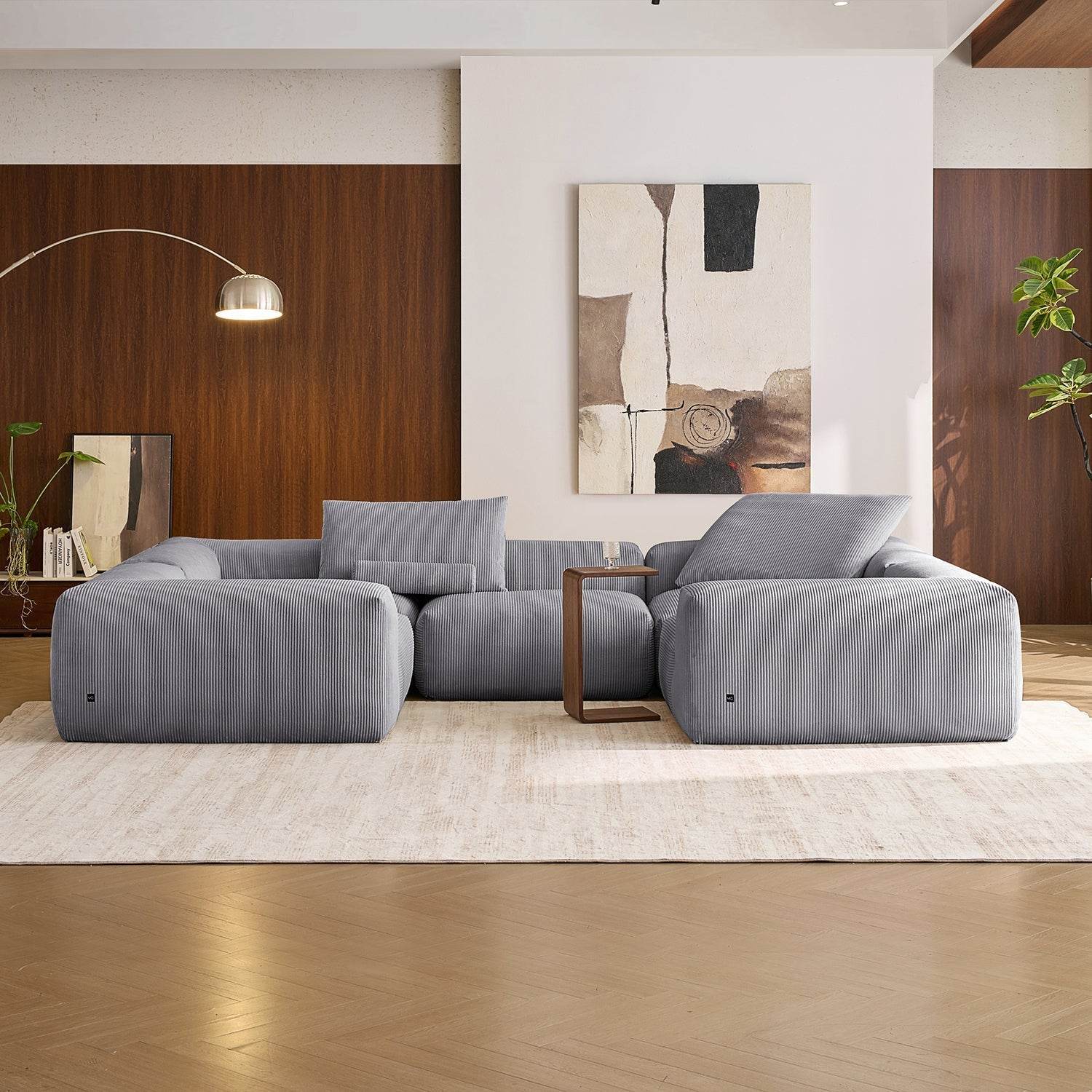 Mellow Closed U Sectional - Valyouweho