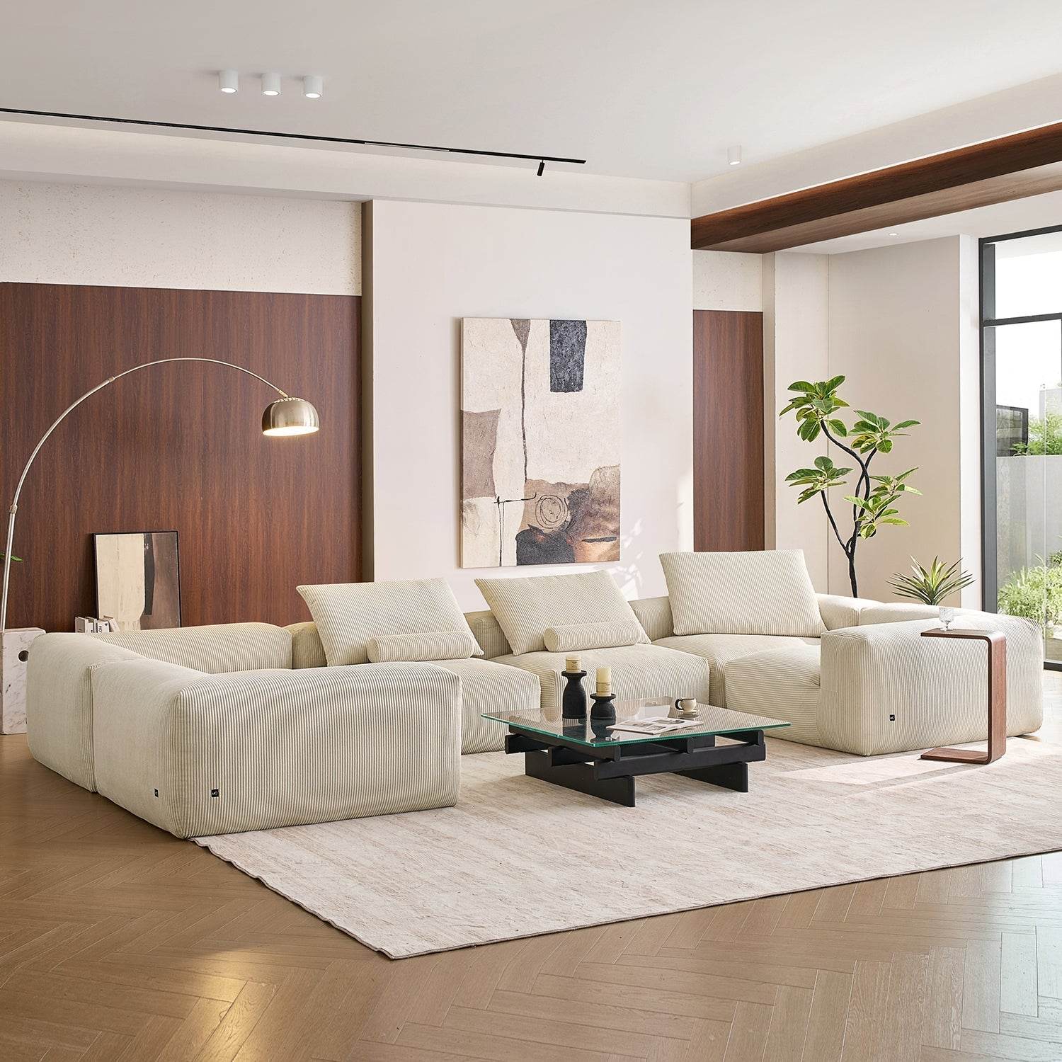 Mellow Closed U Sectional - Valyouweho