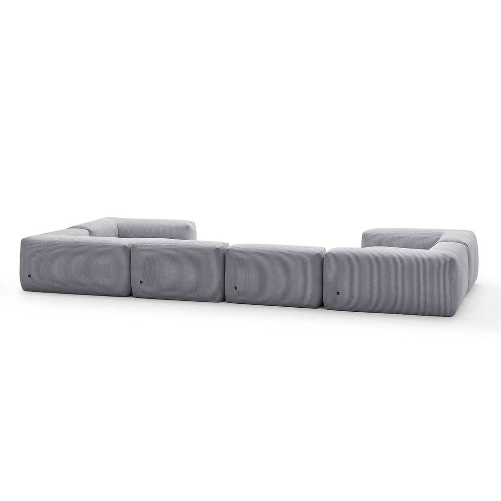 Mellow Closed U Sectional - Valyouweho