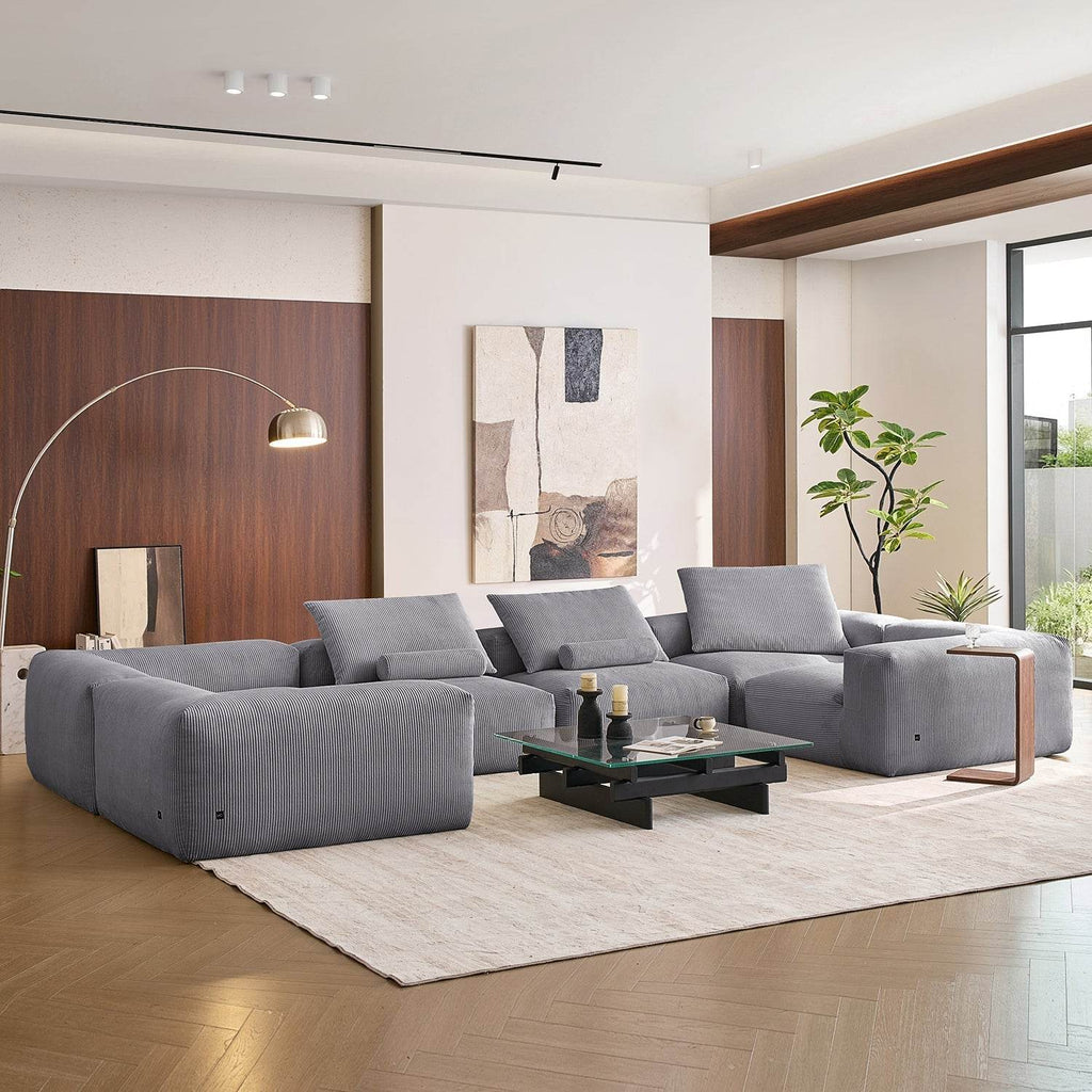 Mellow Closed U Sectional - Valyouweho