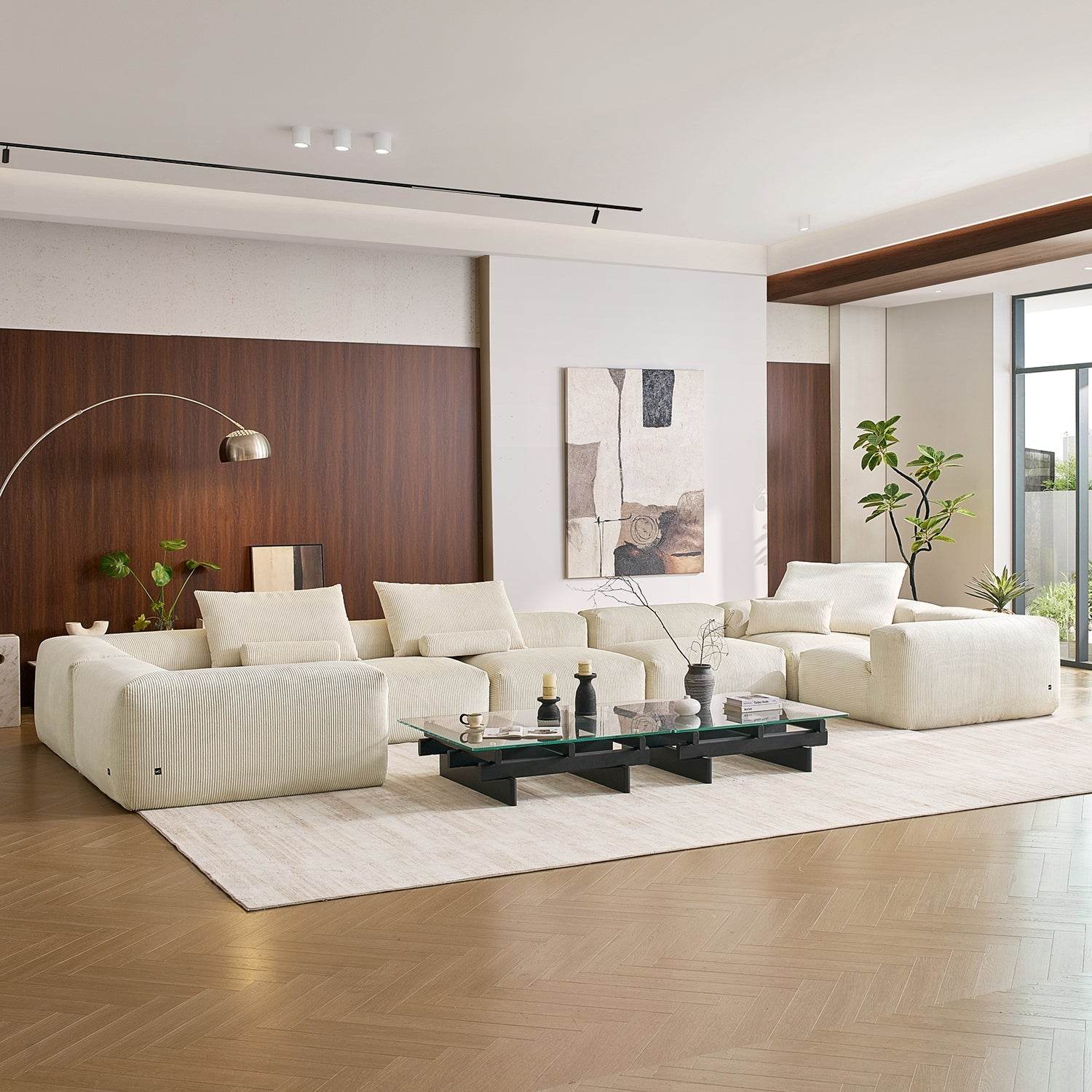 Mellow Closed U Sectional - Valyouweho