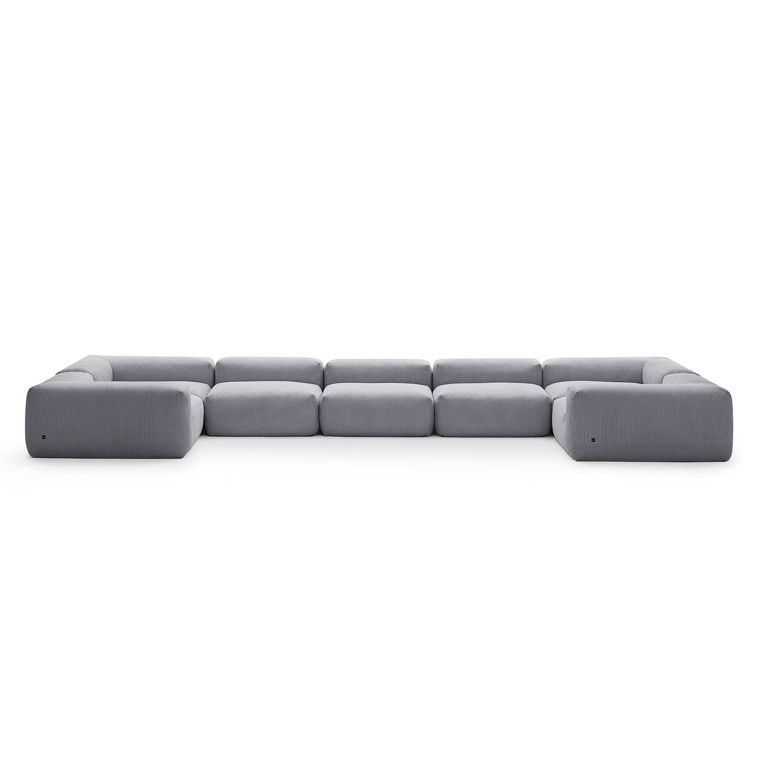Mellow Closed U Sectional - Valyouweho