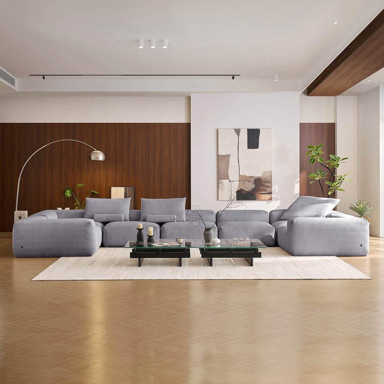 Mellow Closed U Sectional - Valyouweho