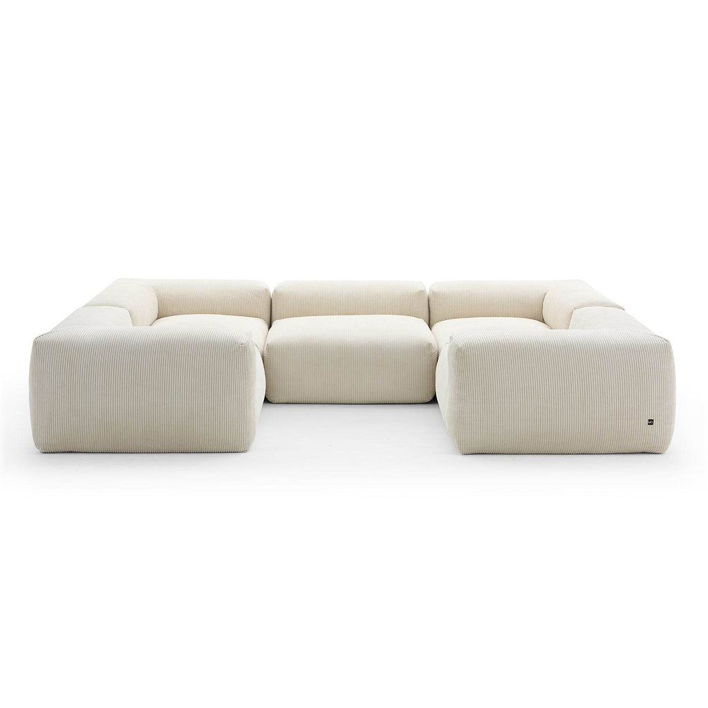 Mellow Extra Deep Closed U Sectional - Valyouweho