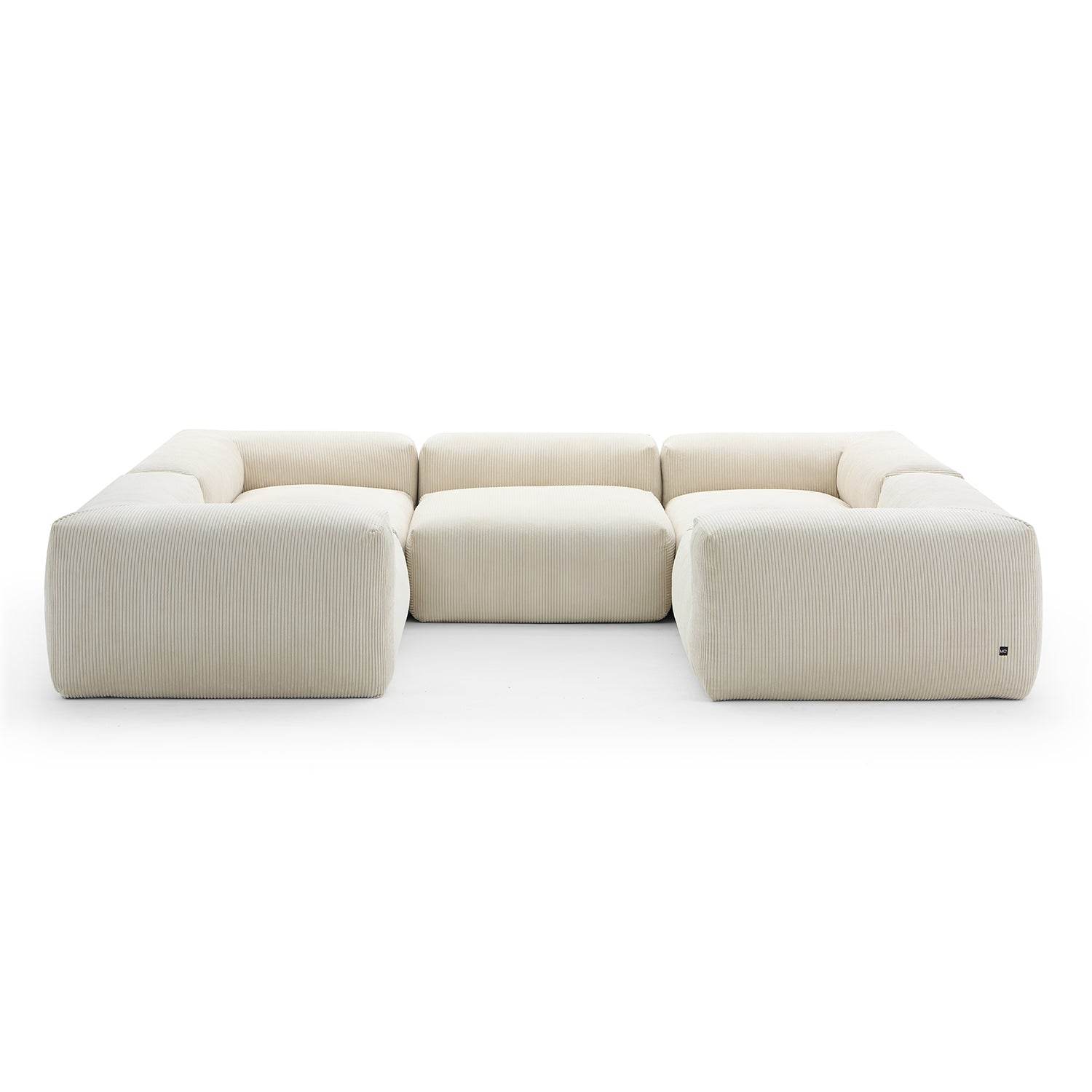 Mellow Extra Deep Closed U Sectional - Valyouweho