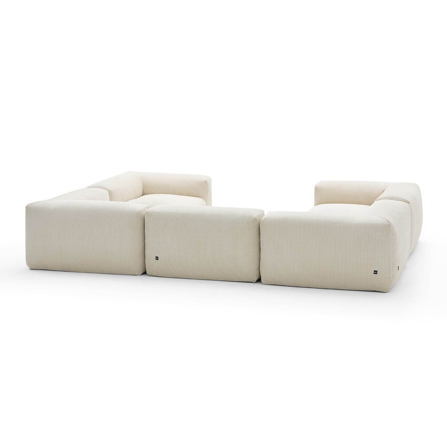 Mellow Extra Deep Closed U Sectional - Valyouweho
