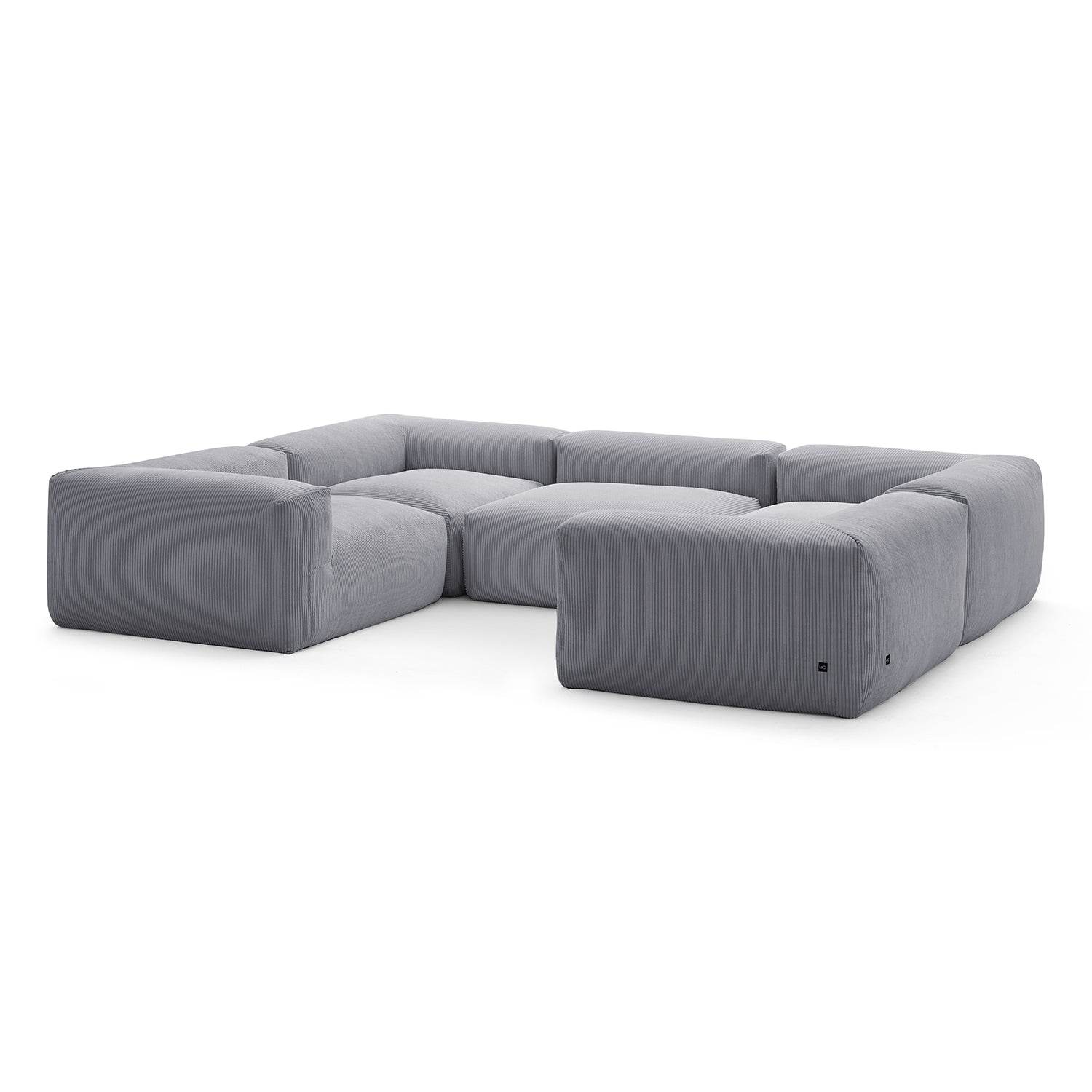 Mellow Extra Deep Closed U Sectional - Valyouweho