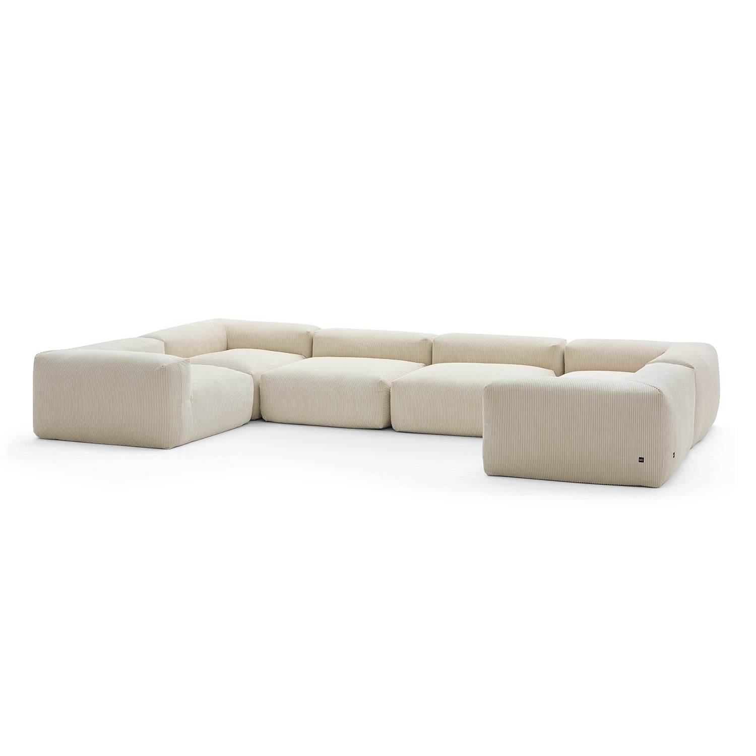 Mellow Extra Deep Closed U Sectional - Valyouweho