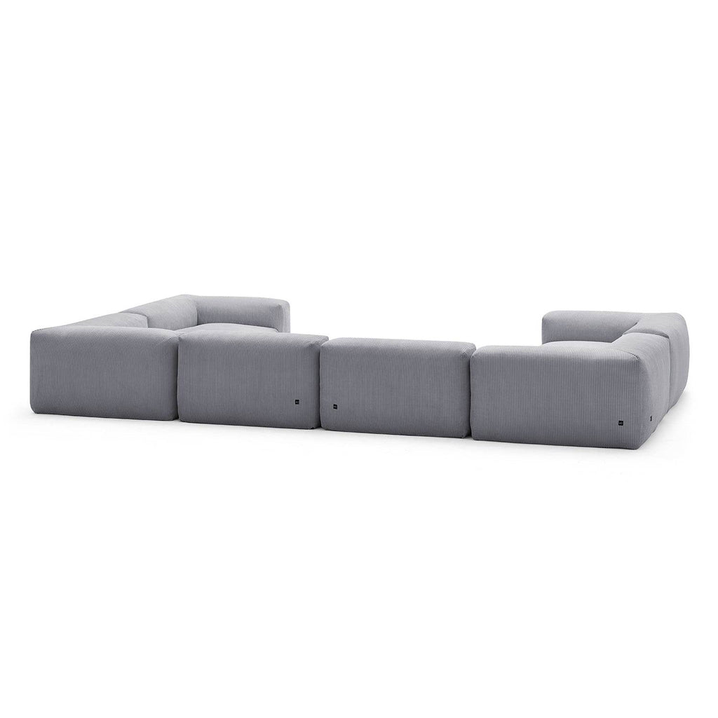 Mellow Extra Deep Closed U Sectional - Valyouweho