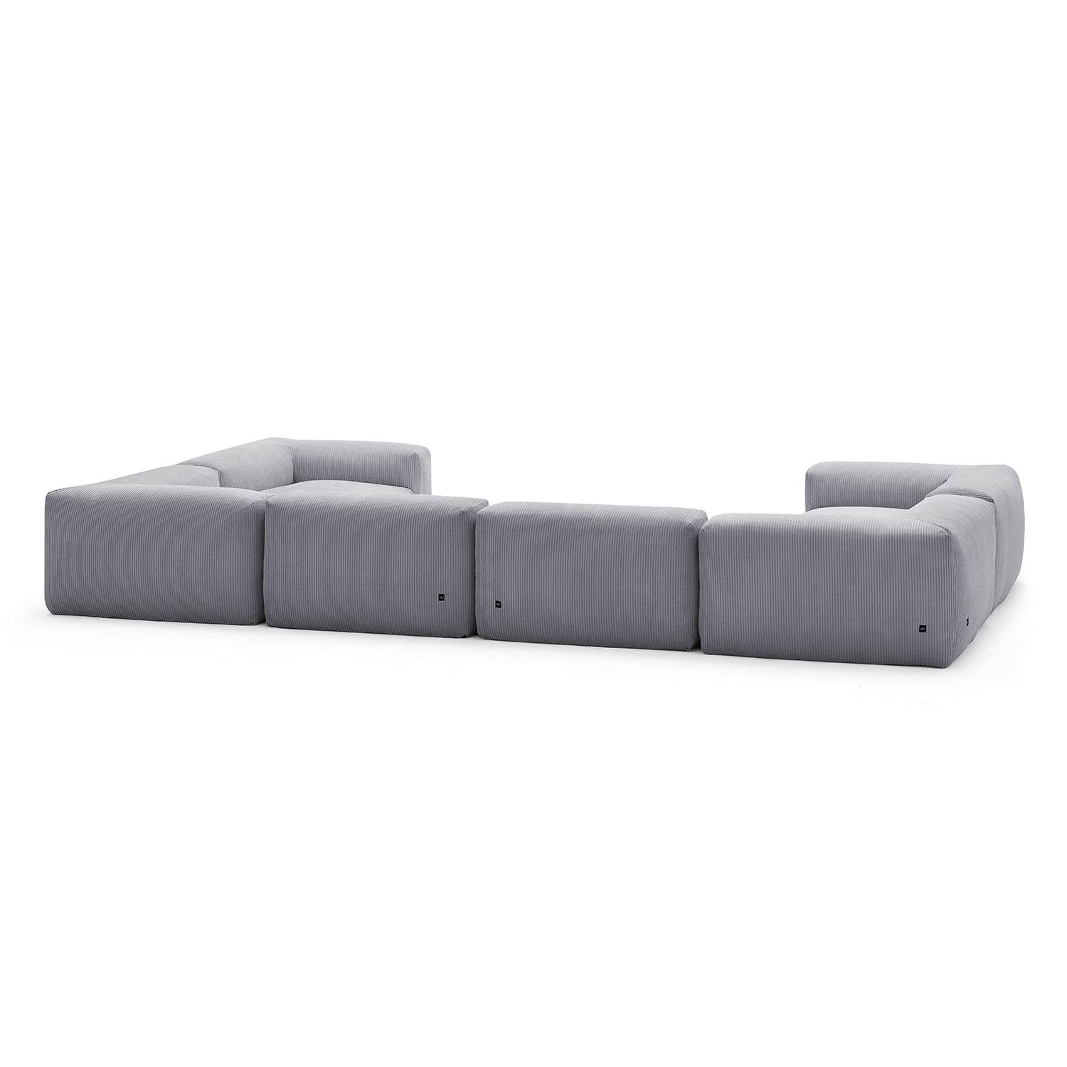 Mellow Extra Deep Closed U Sectional - Valyouweho