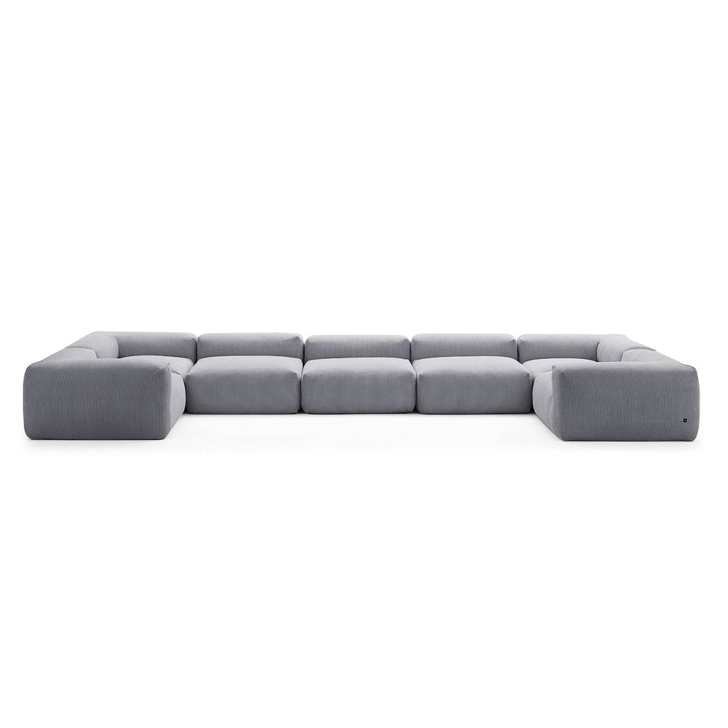 Mellow Extra Deep Closed U Sectional - Valyouweho