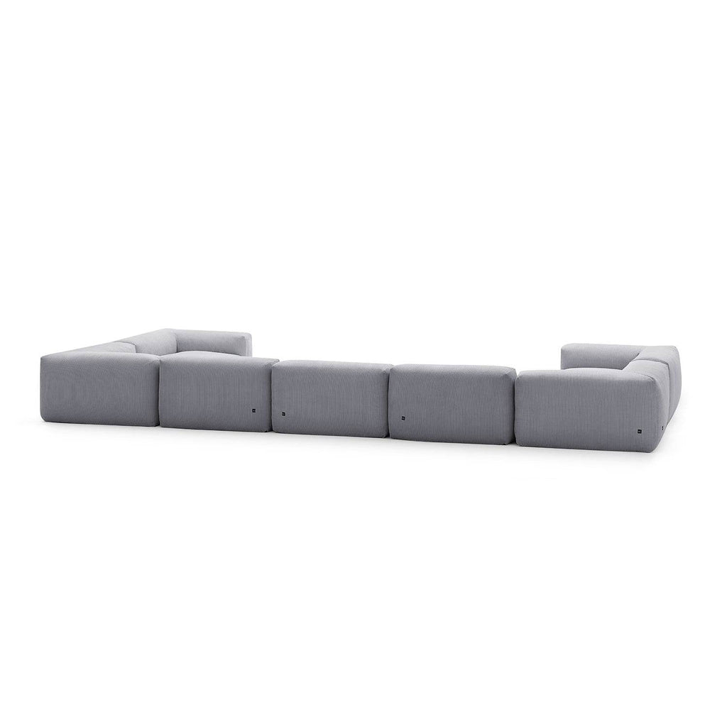 Mellow Extra Deep Closed U Sectional - Valyouweho