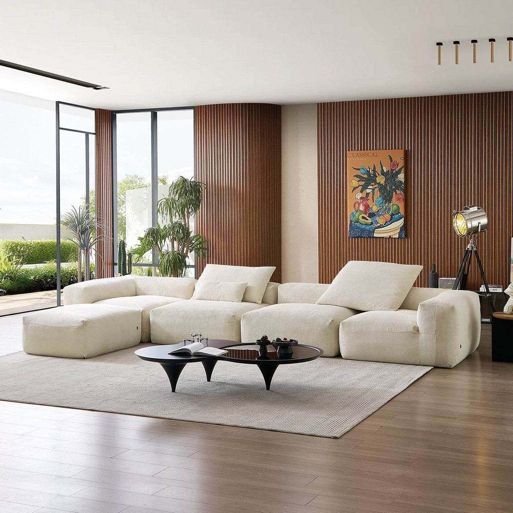 Mellow Extra Deep Sectional with Ottoman - Valyouweho