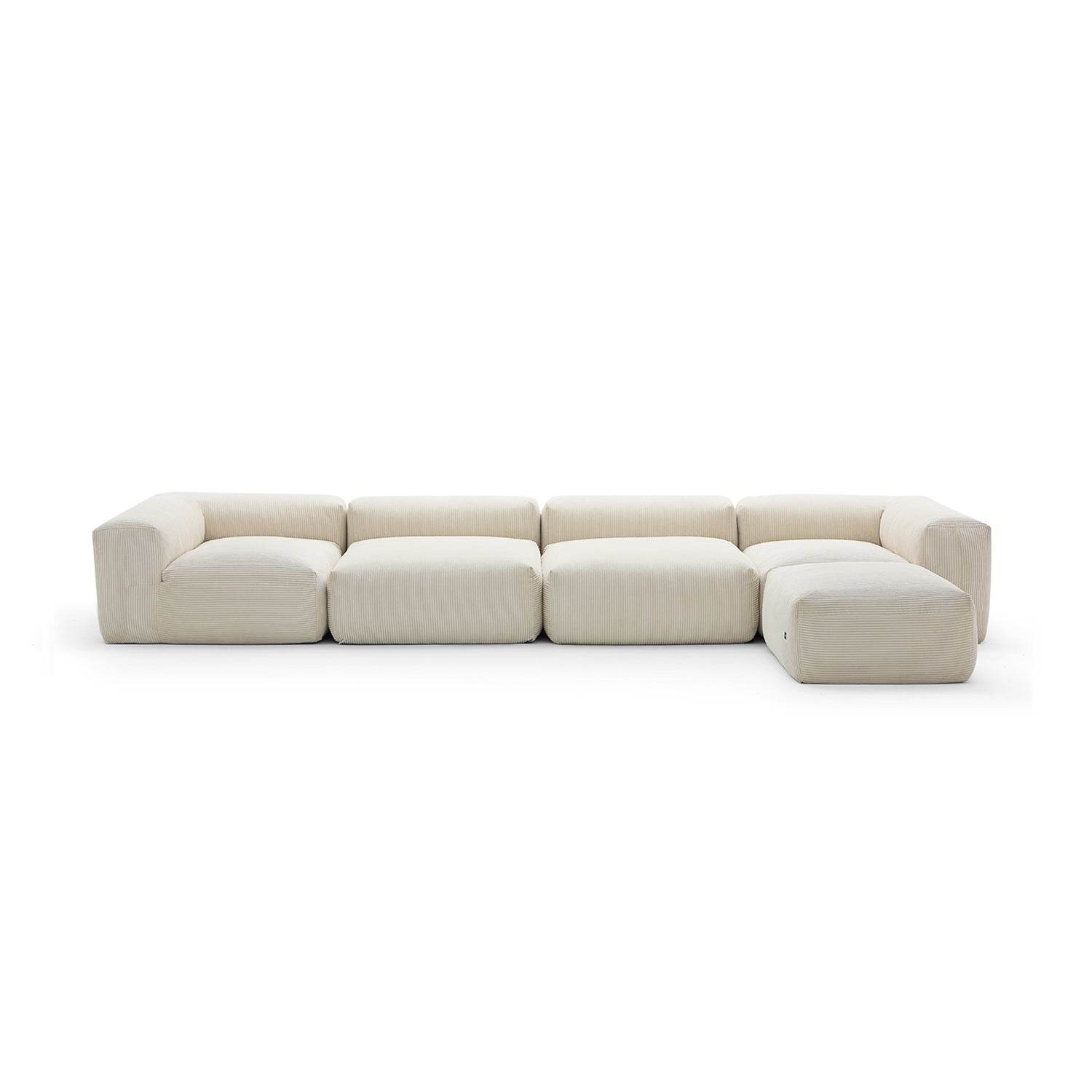 Mellow Extra Deep Sectional with Ottoman - Valyouweho