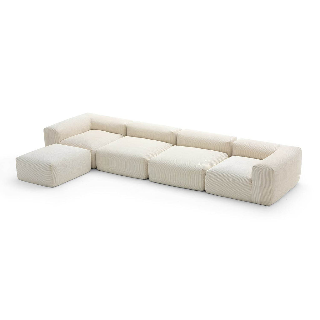 Mellow Extra Deep Sectional with Ottoman - Valyouweho