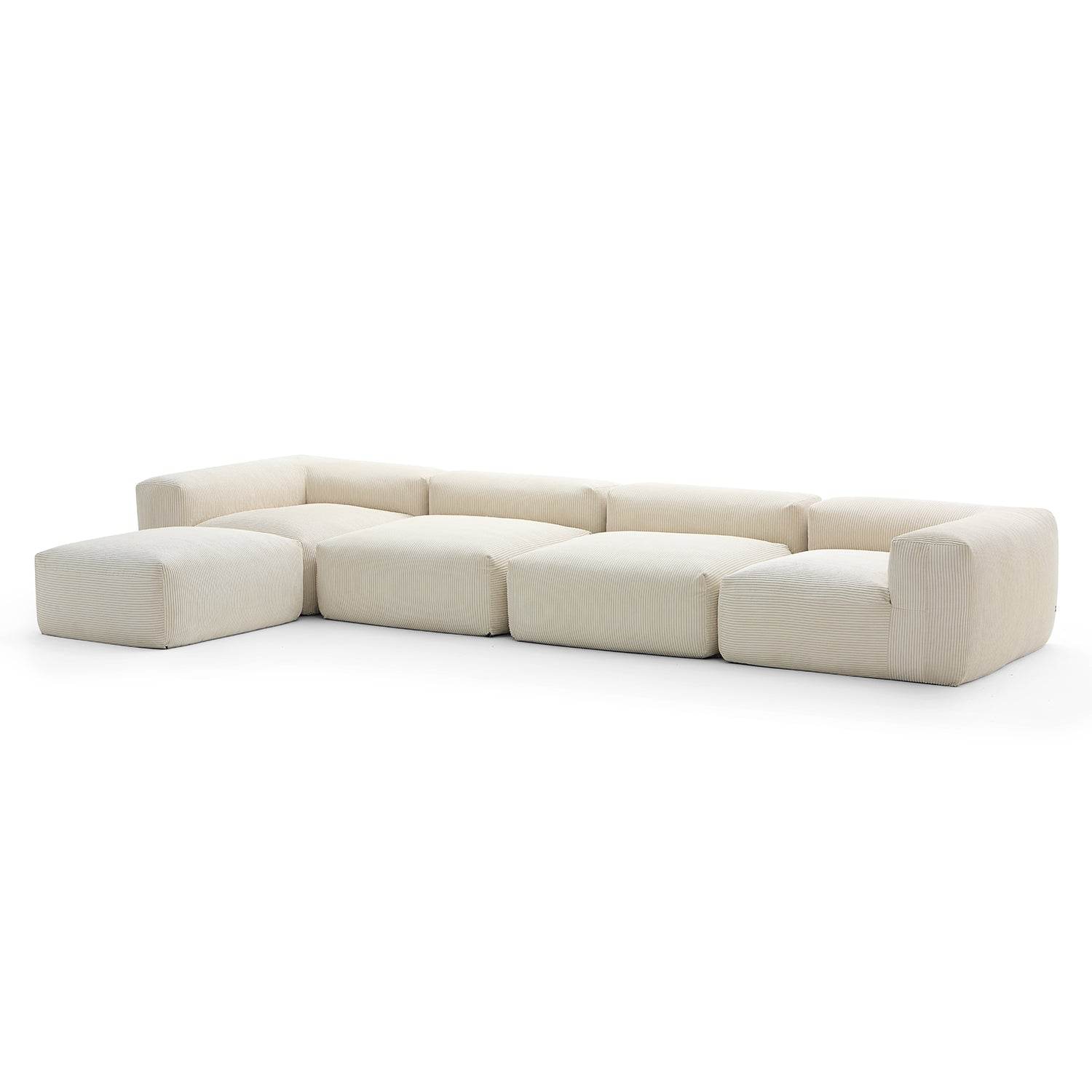Mellow Extra Deep Sectional with Ottoman - Valyouweho