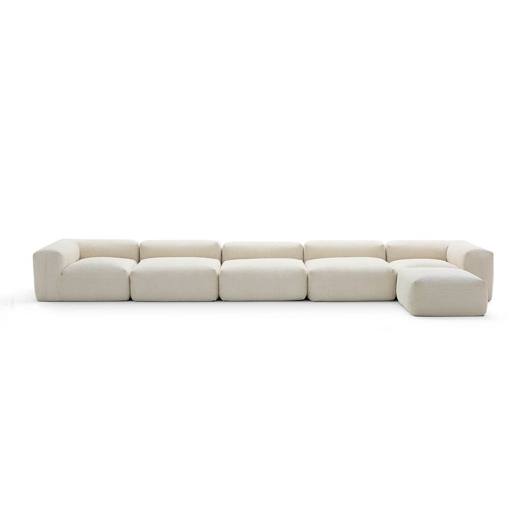 Mellow Extra Deep Sectional with Ottoman - Valyouweho