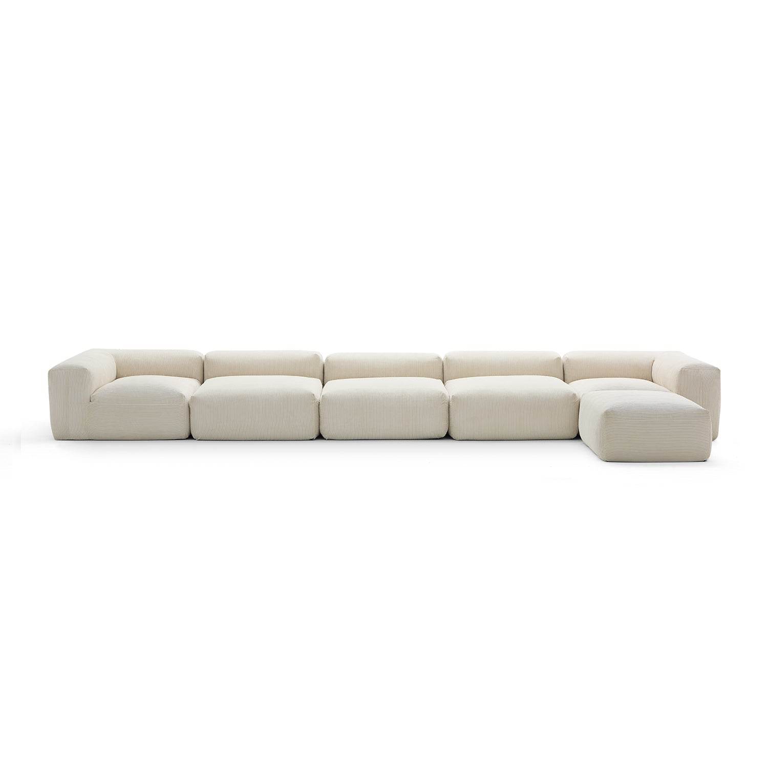 Mellow Extra Deep Sectional with Ottoman - Valyouweho