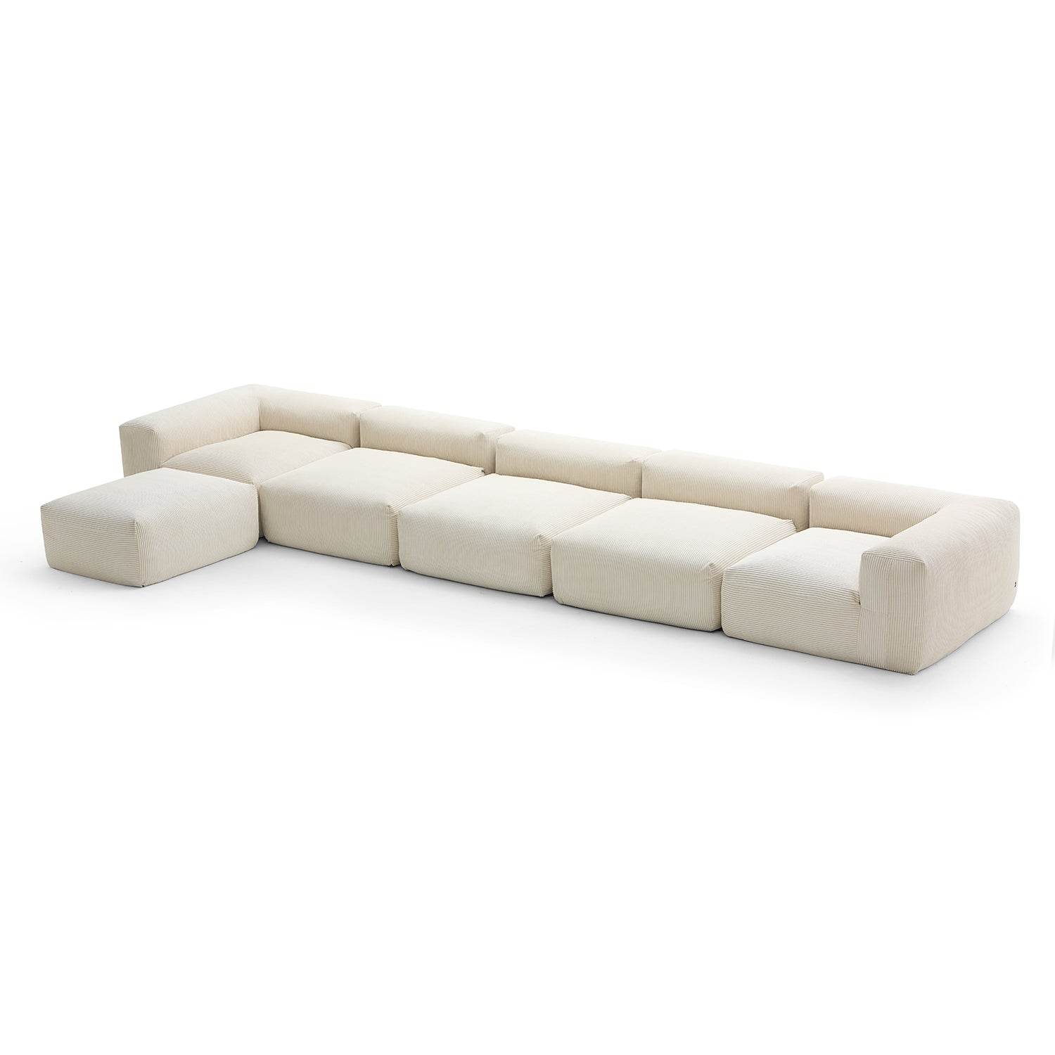 Mellow Extra Deep Sectional with Ottoman - Valyouweho