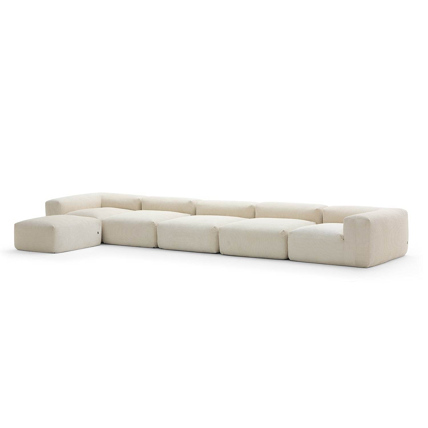 Mellow Extra Deep Sectional with Ottoman - Valyouweho