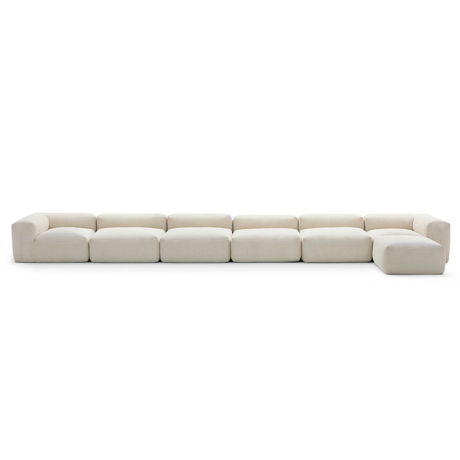 Mellow Extra Deep Sectional with Ottoman - Valyouweho