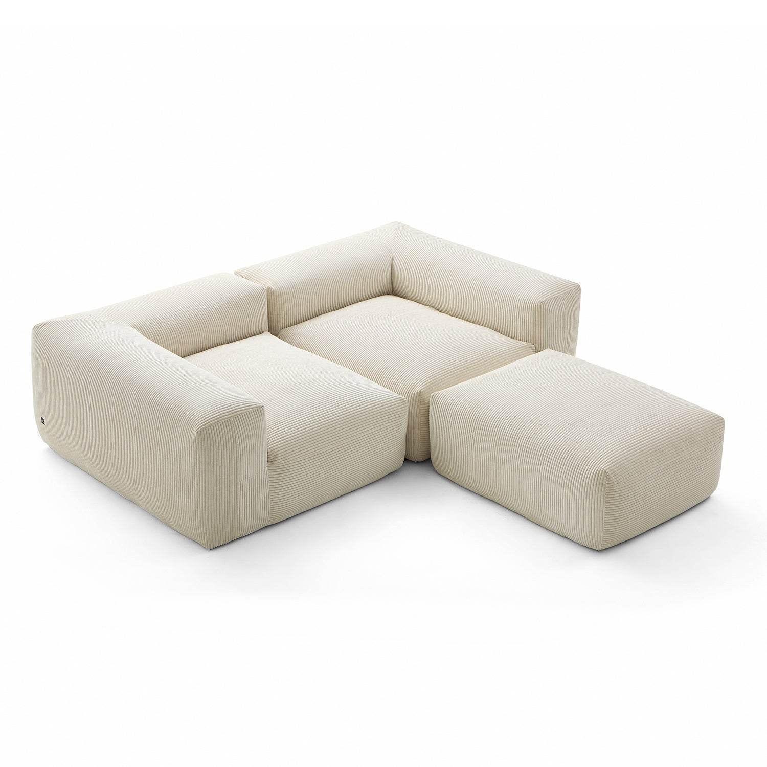 Mellow Extra Deep Sectional with Ottoman - Valyouweho