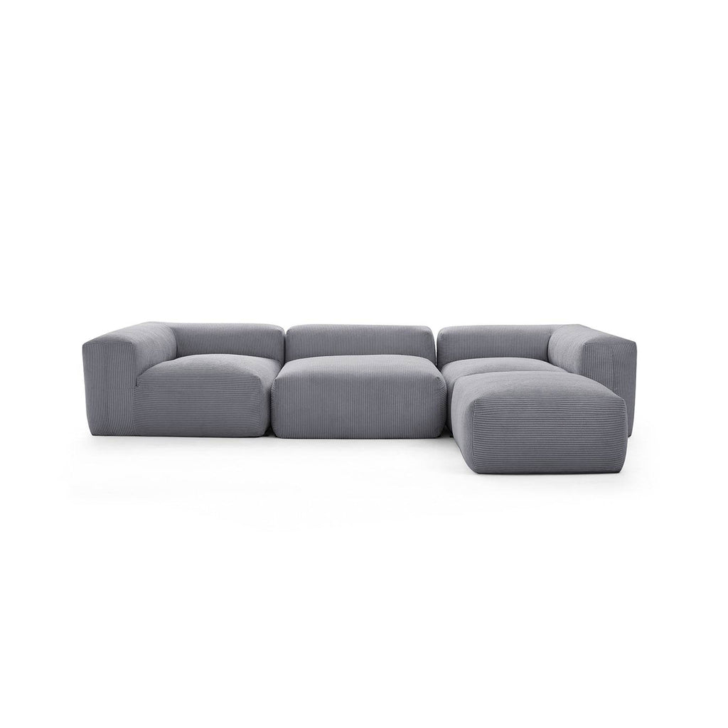 Mellow Extra Deep Sectional with Ottoman - Valyouweho