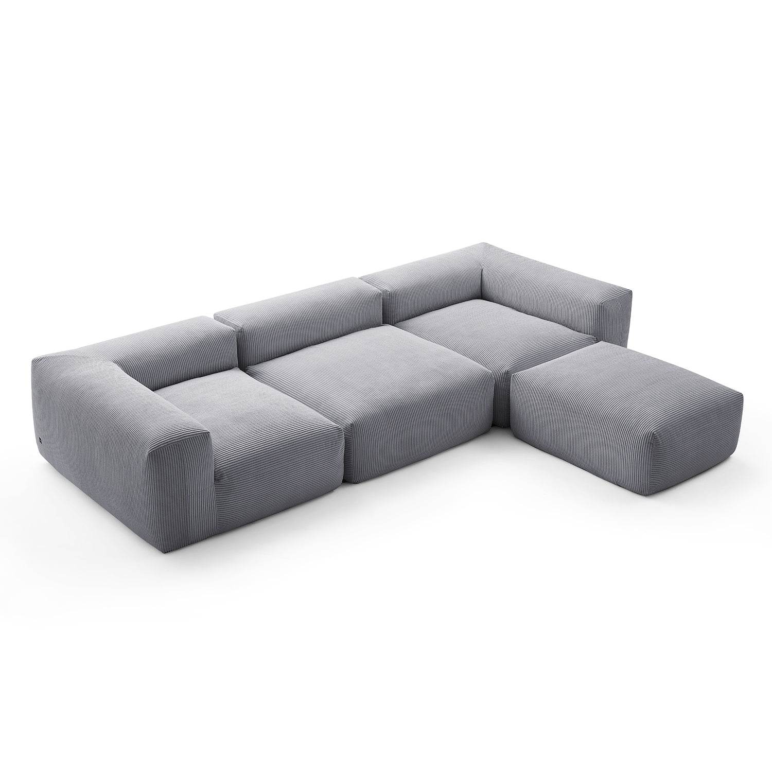Mellow Extra Deep Sectional with Ottoman - Valyouweho