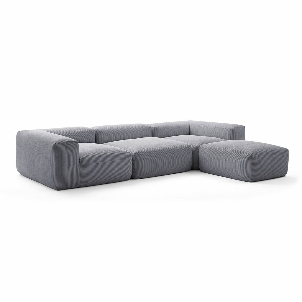 Mellow Extra Deep Sectional with Ottoman - Valyouweho