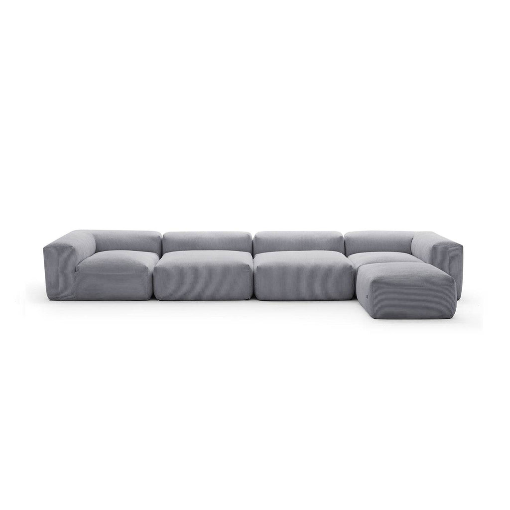 Mellow Extra Deep Sectional with Ottoman - Valyouweho