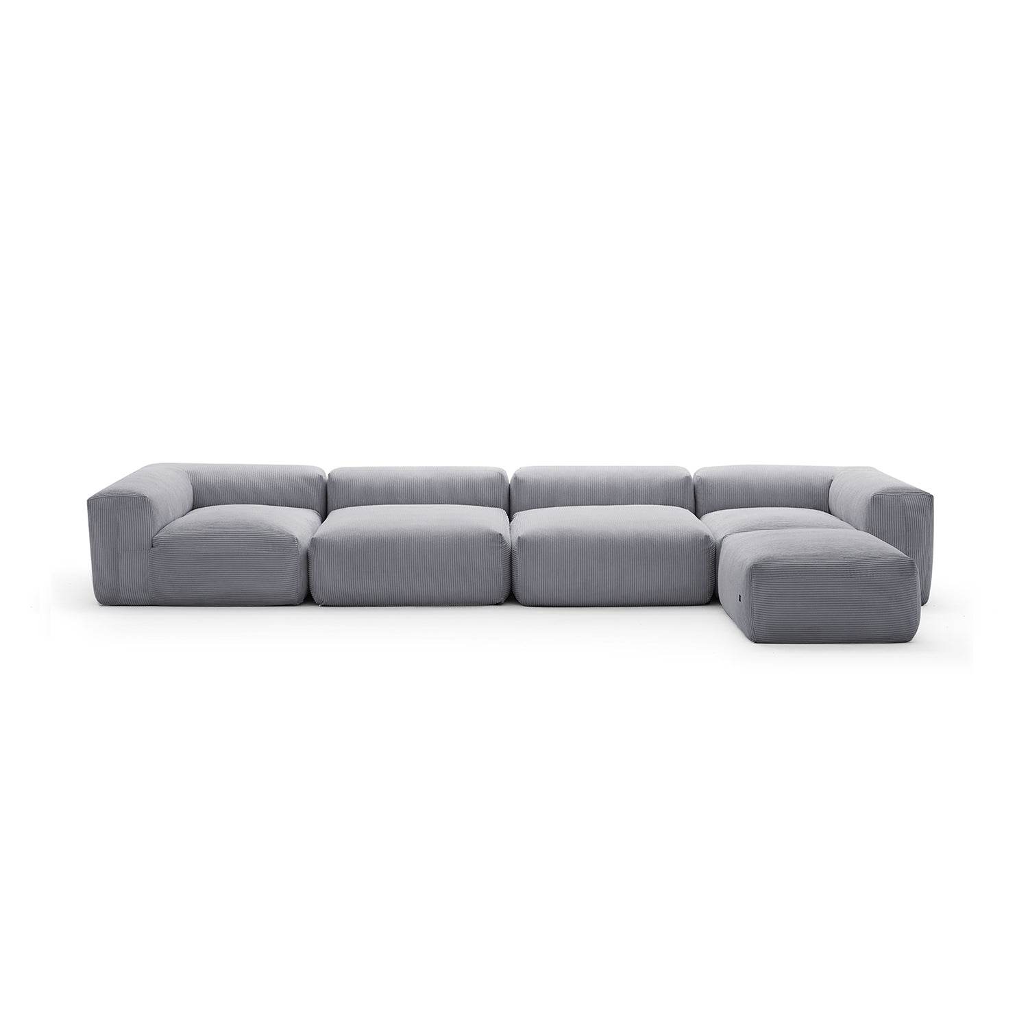 Mellow Extra Deep Sectional with Ottoman - Valyouweho