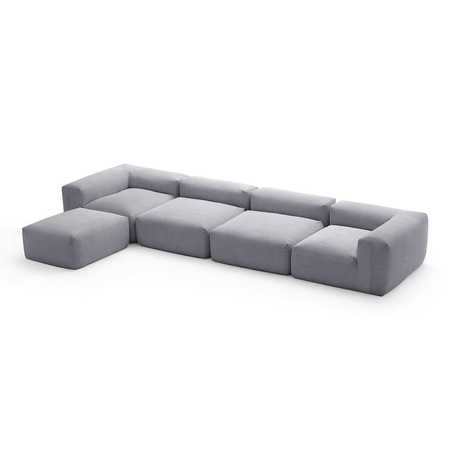 Mellow Extra Deep Sectional with Ottoman - Valyouweho