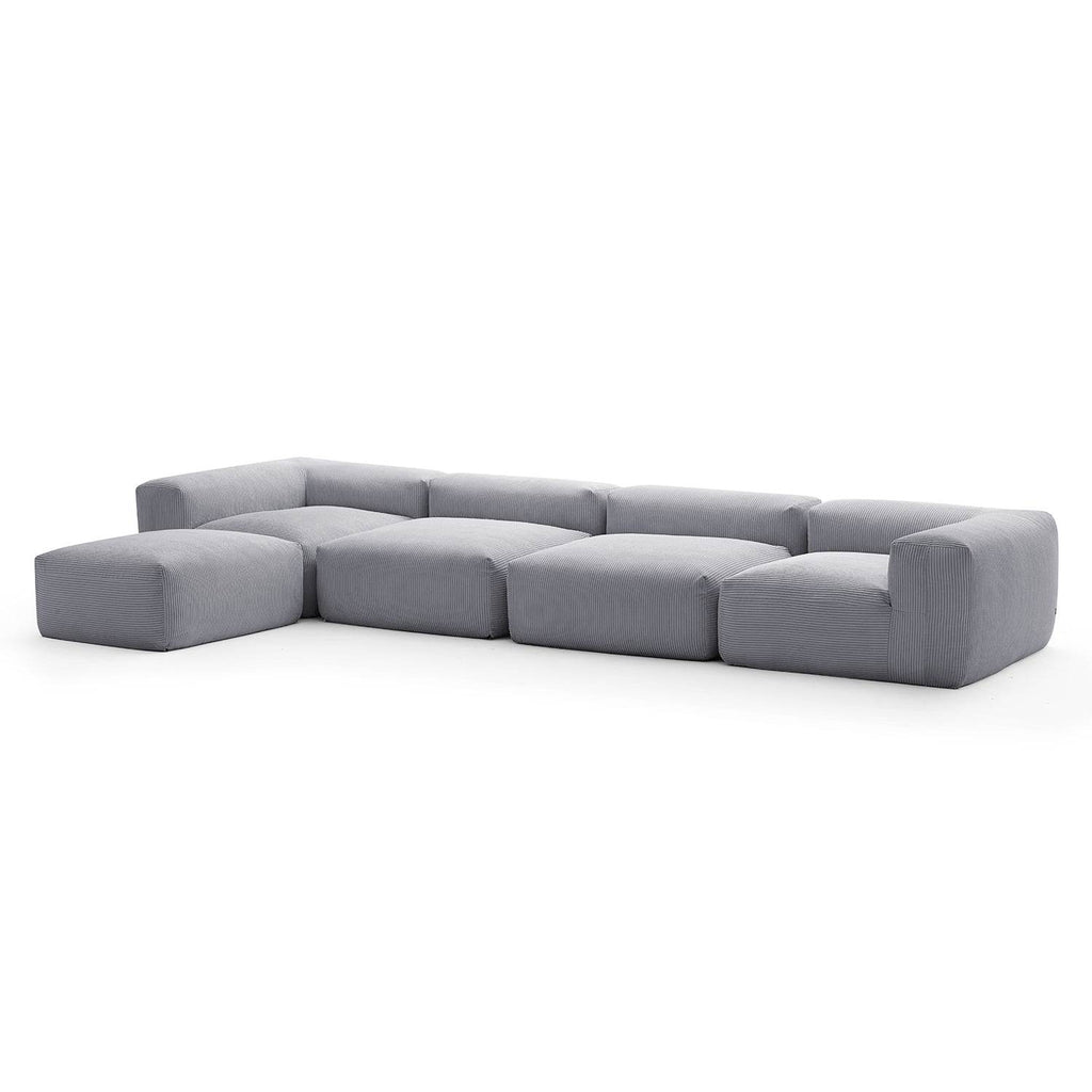 Mellow Extra Deep Sectional with Ottoman - Valyouweho