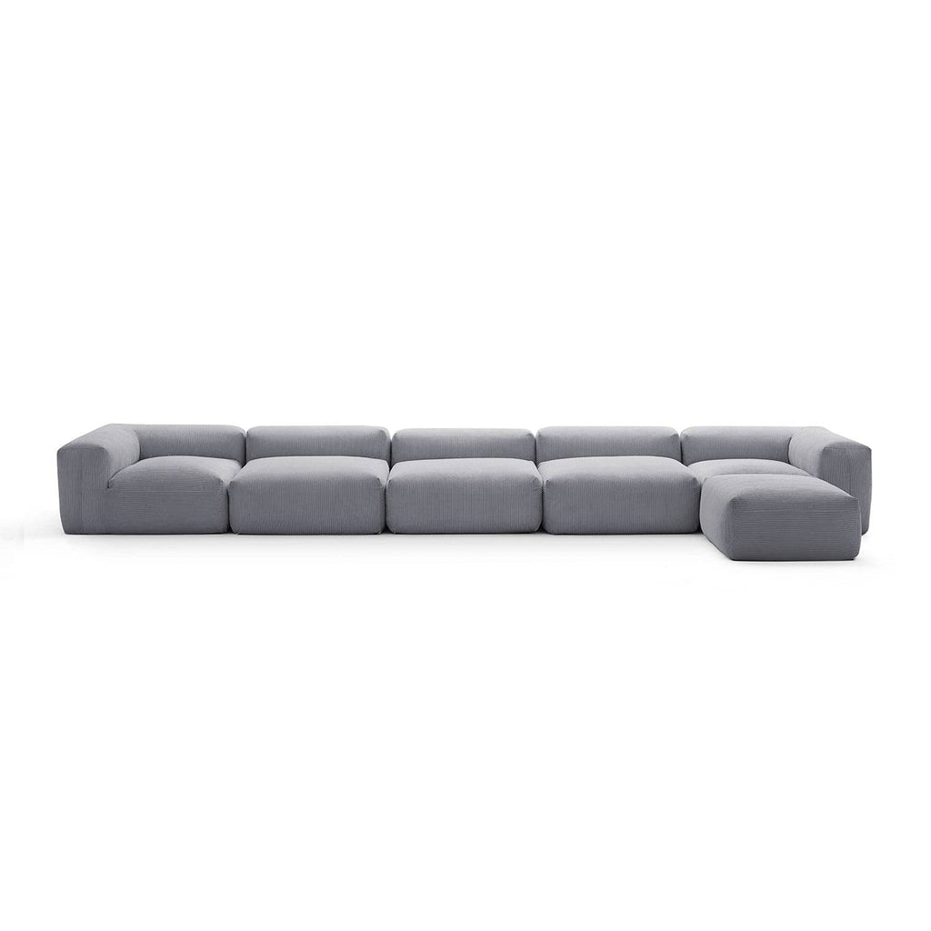 Mellow Extra Deep Sectional with Ottoman - Valyouweho