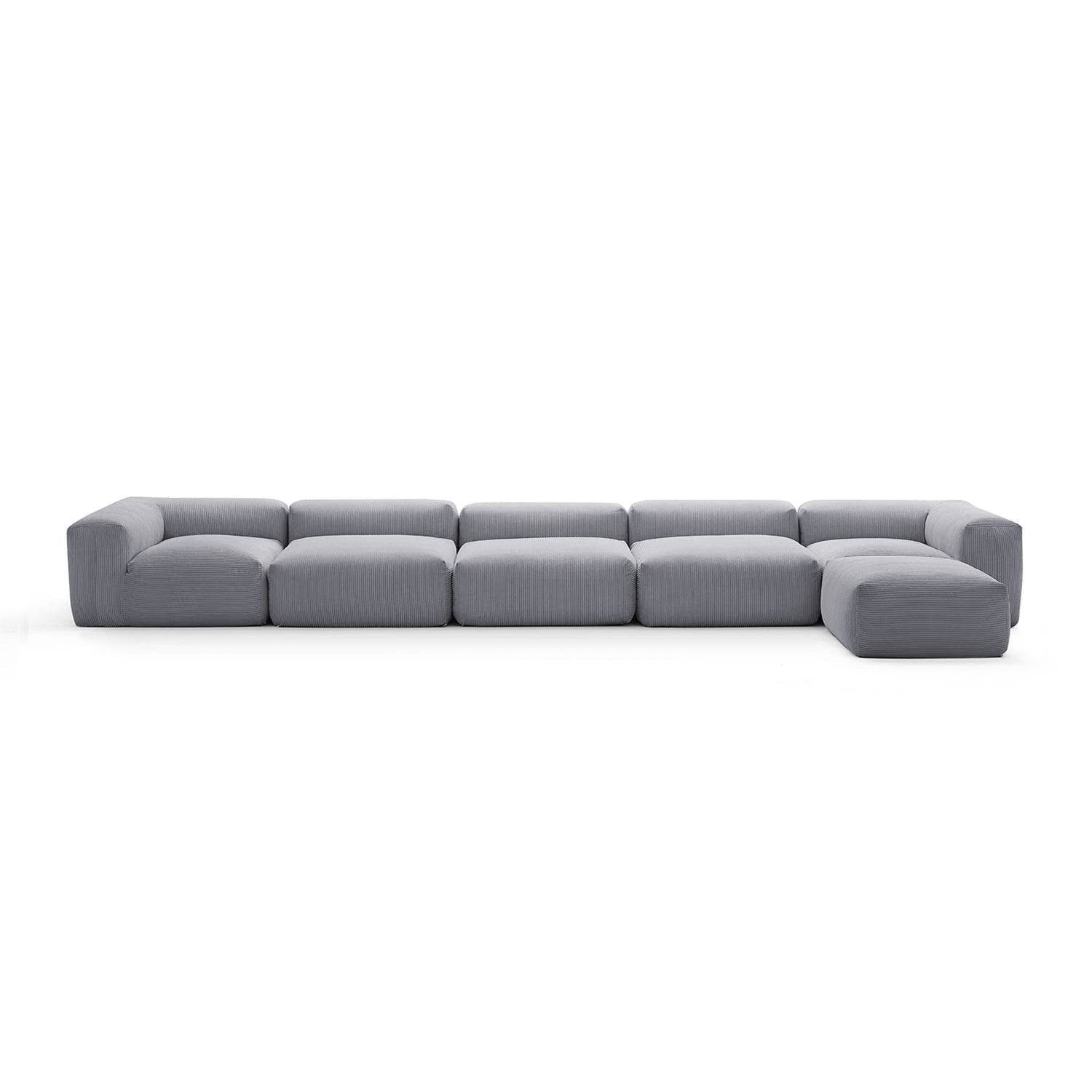 Mellow Extra Deep Sectional with Ottoman - Valyouweho