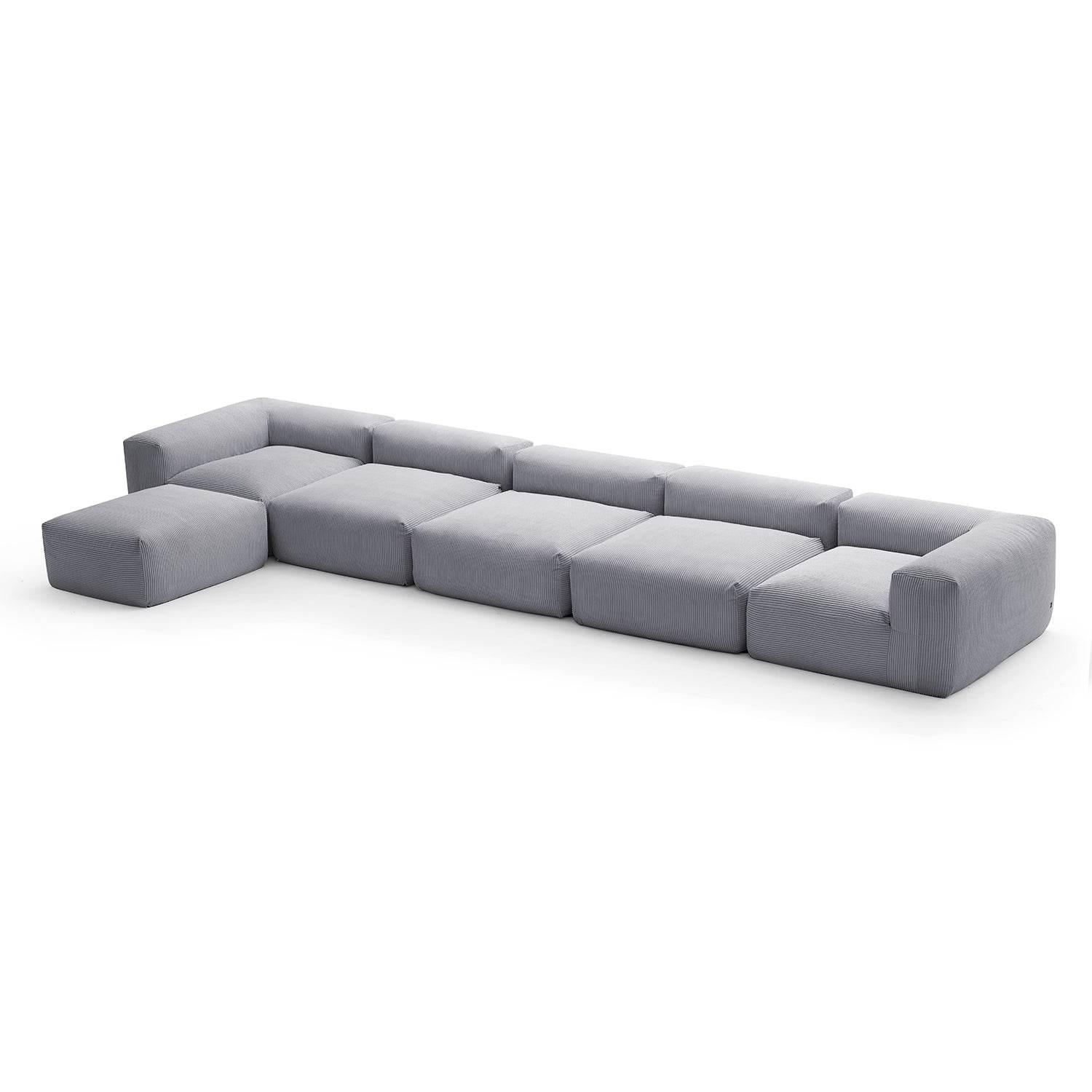 Mellow Extra Deep Sectional with Ottoman - Valyouweho