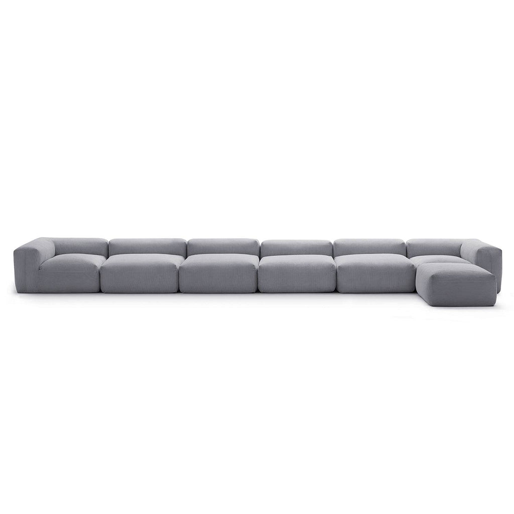 Mellow Extra Deep Sectional with Ottoman - Valyouweho
