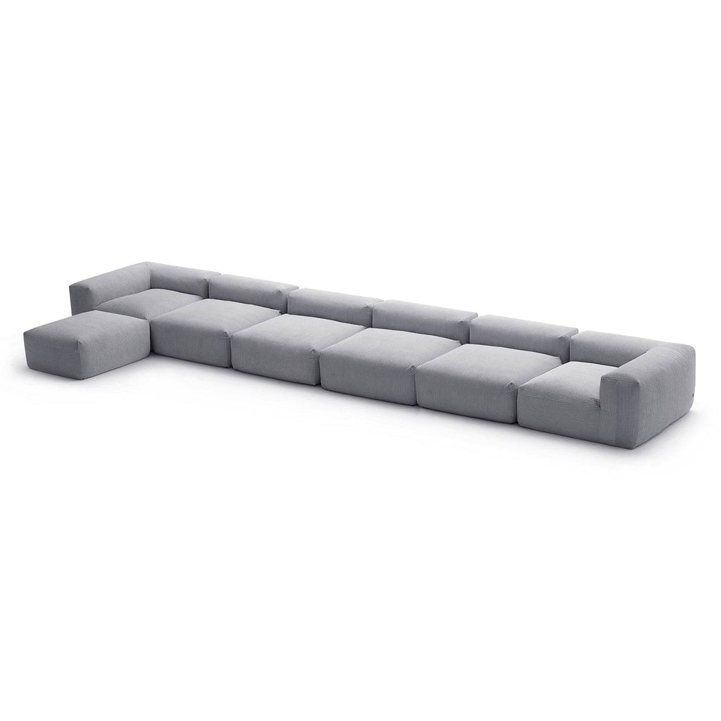 Mellow Extra Deep Sectional with Ottoman - Valyouweho