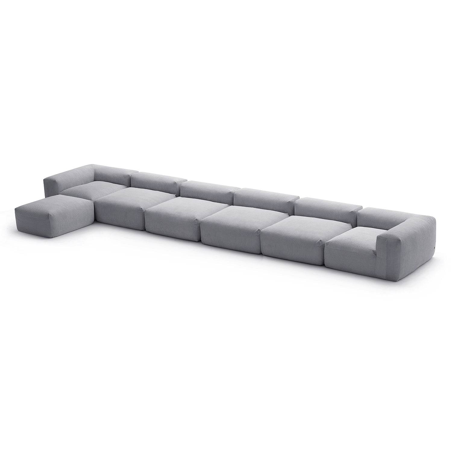 Mellow Extra Deep Sectional with Ottoman - Valyouweho