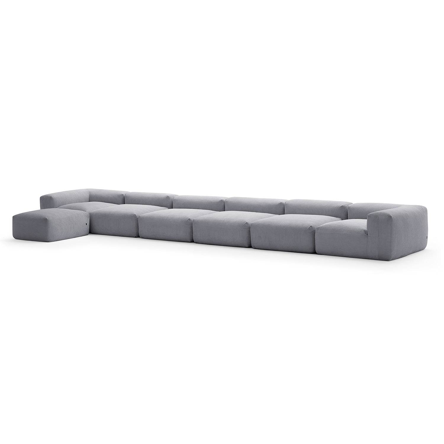 Mellow Extra Deep Sectional with Ottoman - Valyouweho