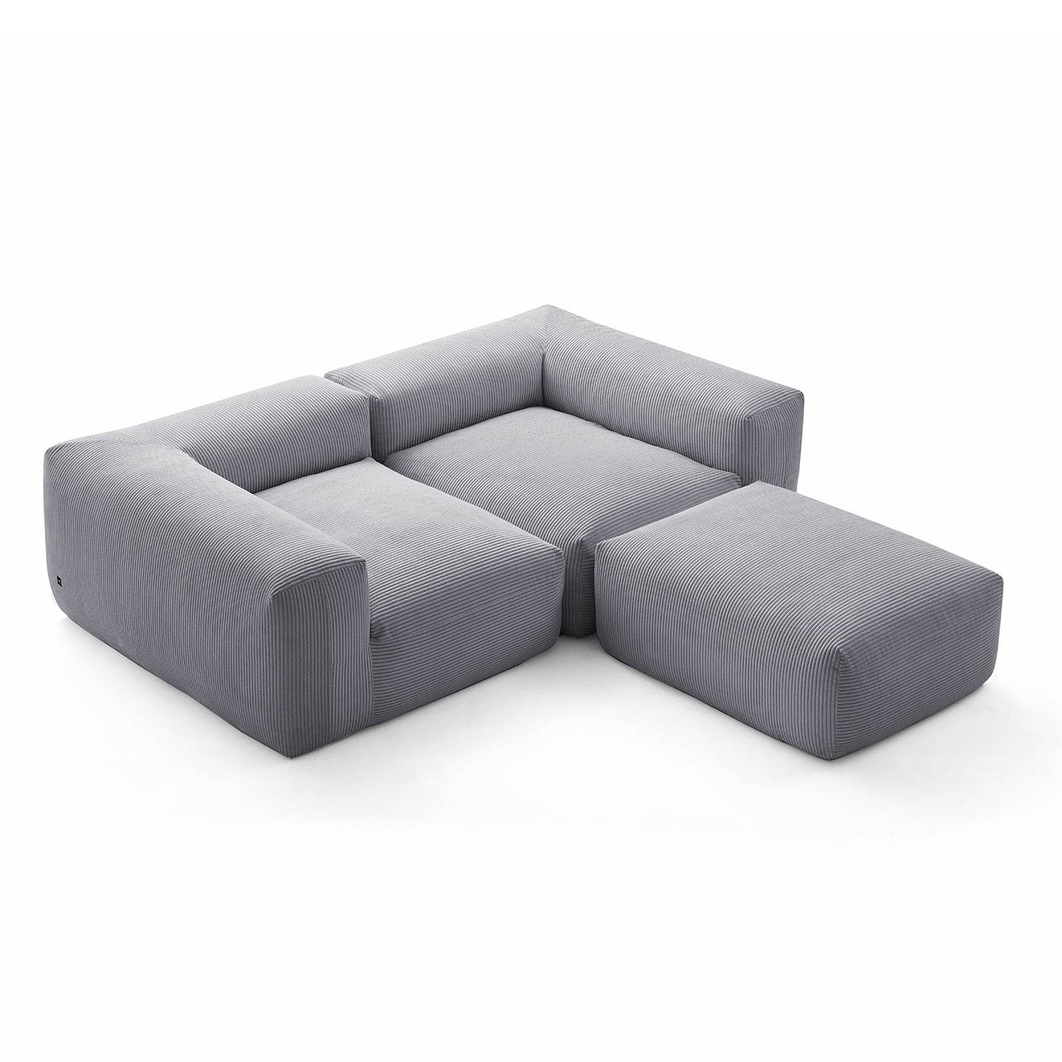 Mellow Extra Deep Sectional with Ottoman - Valyouweho